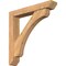 Ekena Millwork Legacy Slat Smooth Bracket w/ Offset Brace, Western Red Cedar, 5 1/2"W x 32"D x 32"H BKT0604X32X32LEC06SWR - alternate 1